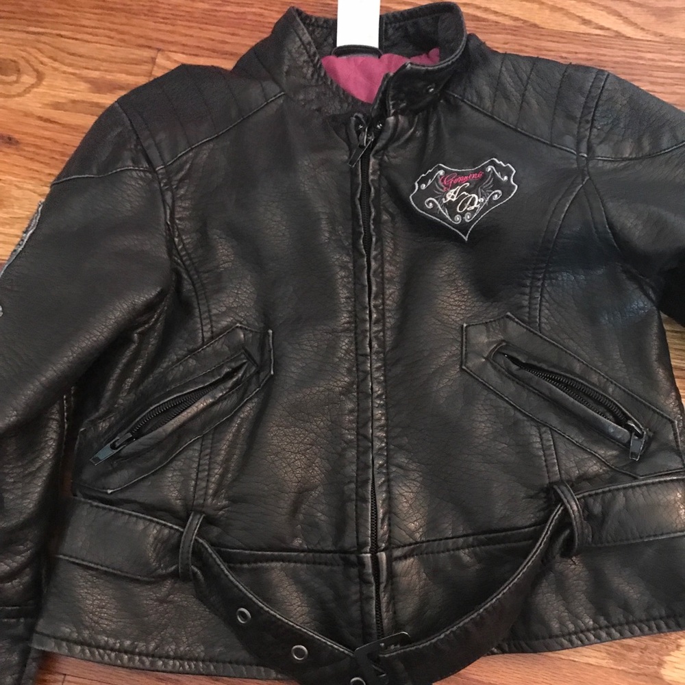 Kids Harley Davidson leather coat